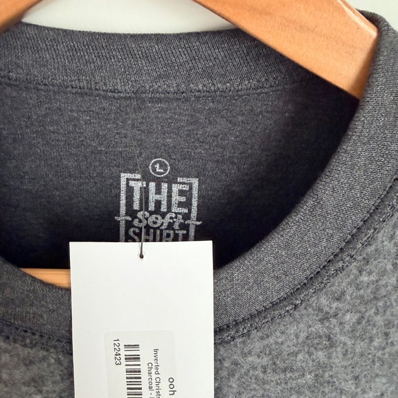 NWT Holiday Ugly Sweater sweatshirt Gray Fleece SZ L - Picture 3 of 3